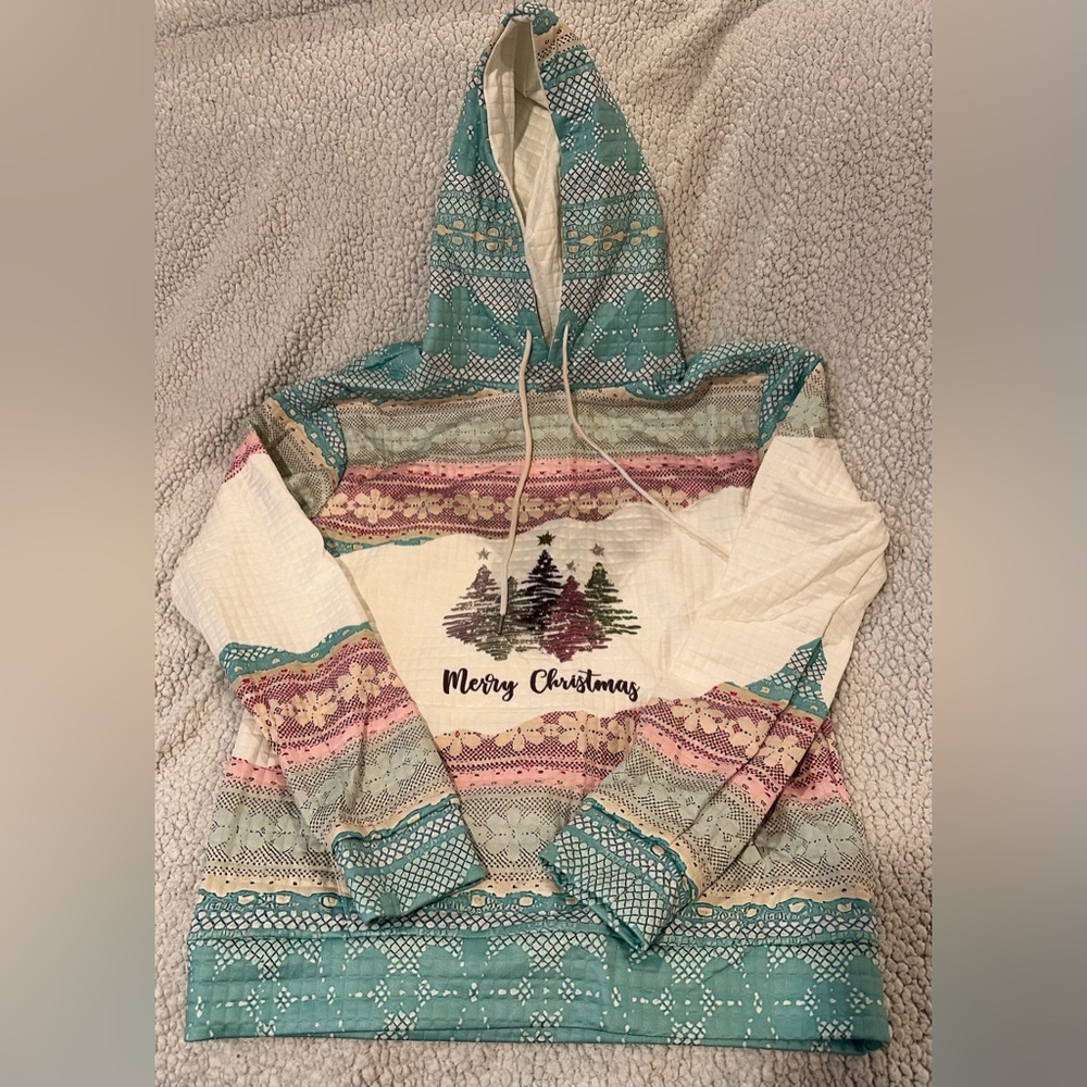 Festive Multicolor Christmas Hoodie